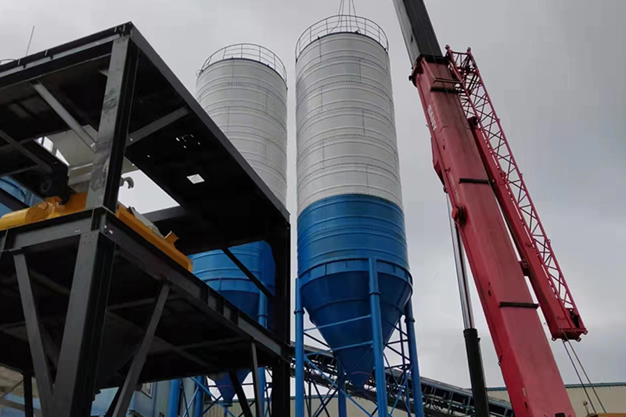 SNC 50T concrete batching station auxiliary equipment cement silo for sale - Henan Hengyuan