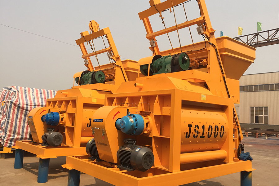 JS1000 Twin Shaft Concrete Mixer for Sale - Henan Hengyuan