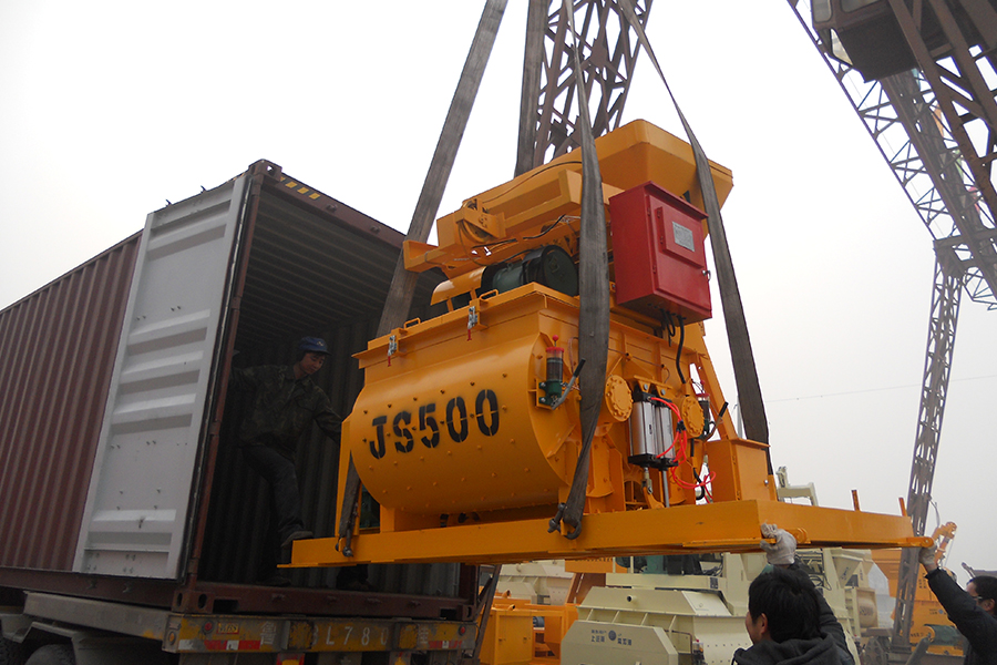 Twin Shaft Concrete Mixer Delivery-Henan Hengyuan