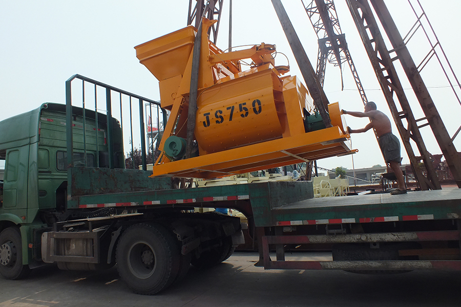 Twin Shaft Concrete Mixer Delivery-Henan Hengyuan