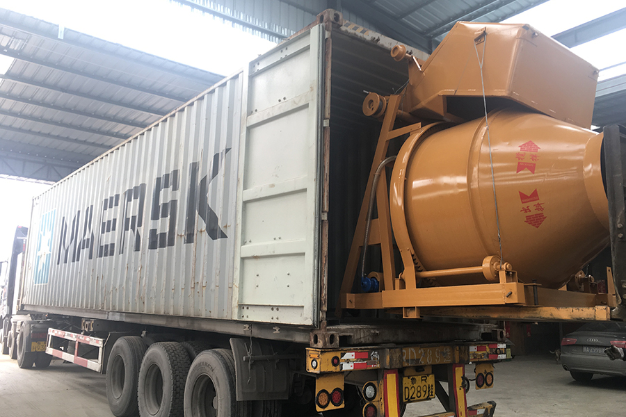 Concrete drum mixer delivery-Henan Hengyuan