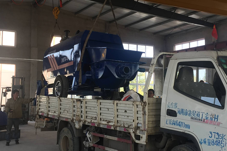 Diesel powered concrete pump delivery-Henan Hengyuan