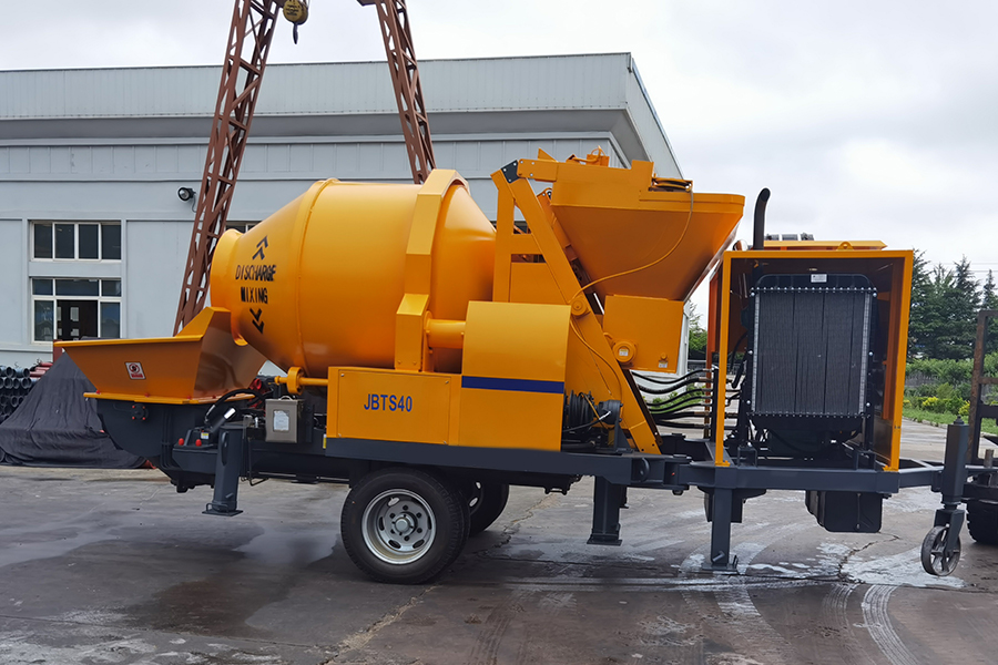 40m³ per hour diesel engine driven concrete mixing pump for sale - Henan Hengyuan