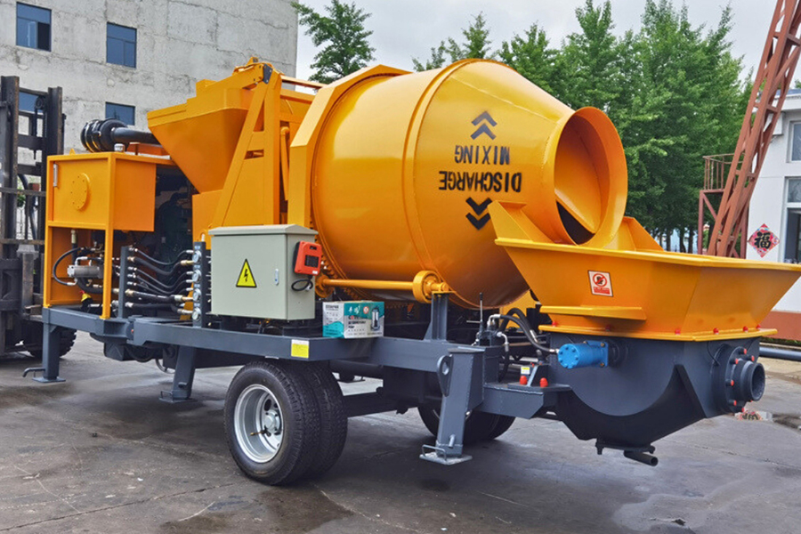 30m³ per hour diesel engine driven concrete mixing pump for sale - Henan Hengyuan