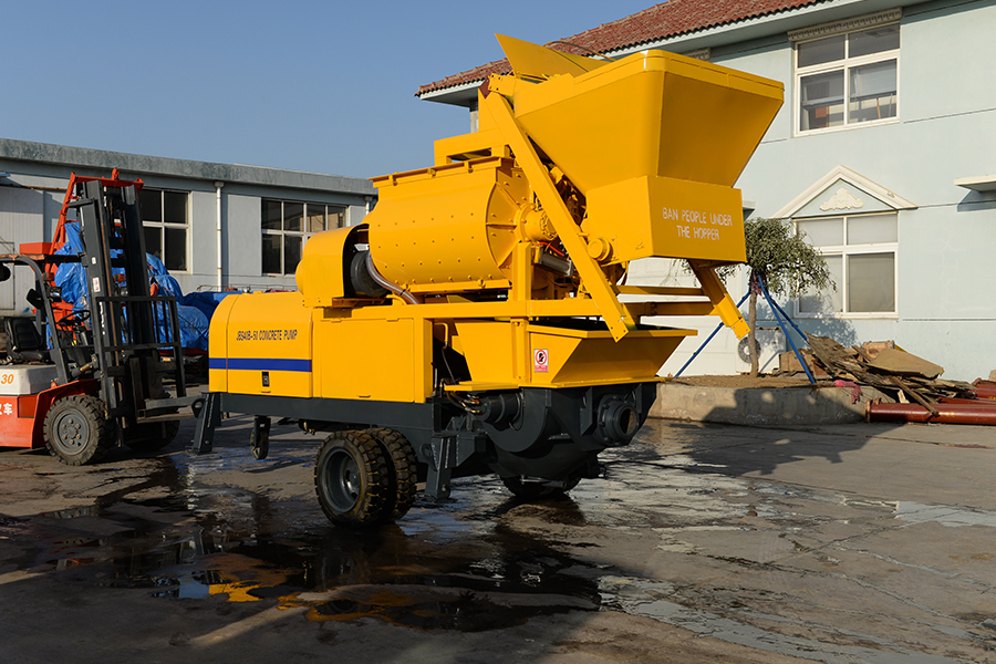 Concrete pump with twin shaft mixer for sale - Henan Hengyuan