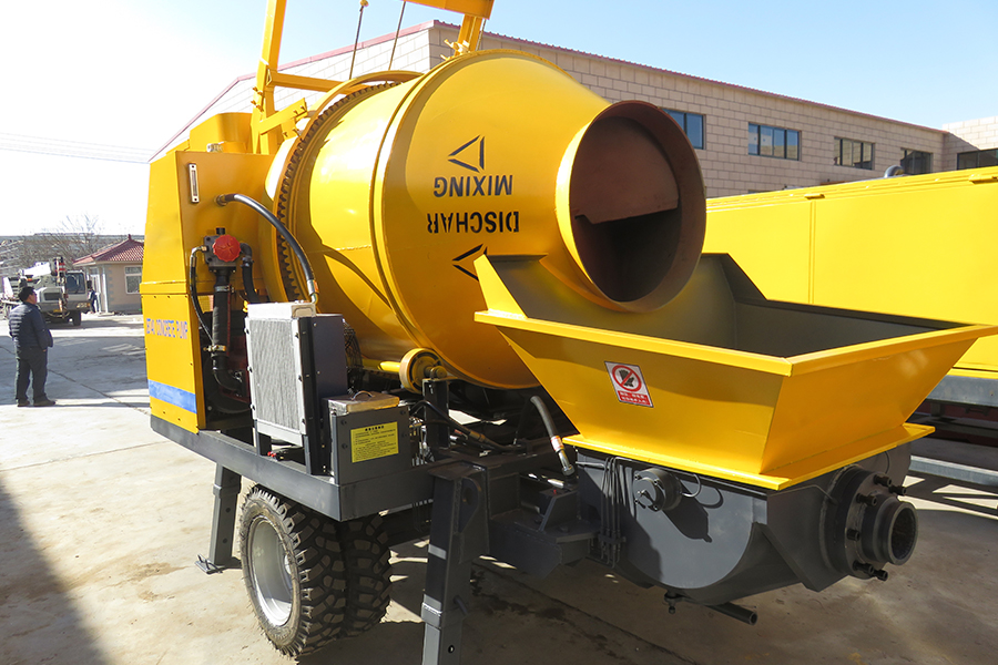 30m³ per hour motor driven concrete mixing pump for sale - Henan Hengyuan