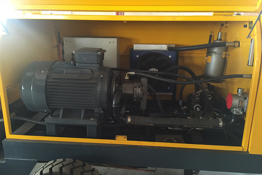 Motor driven concrete pump equipment delivery-Henan Hengyuan