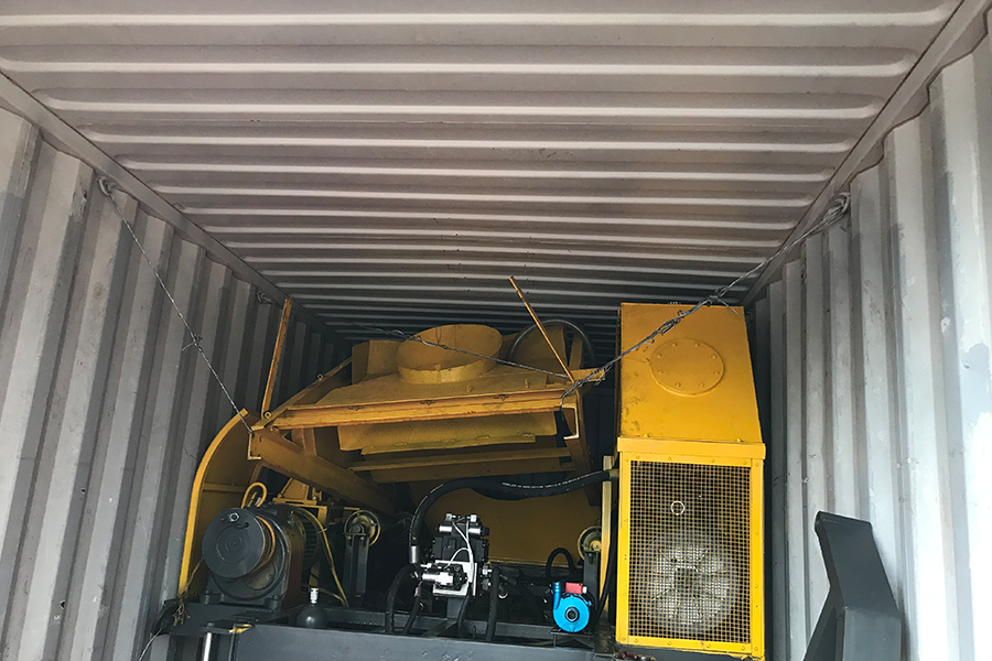 Motor driven concrete mixing pump delivery-Henan Hengyuan