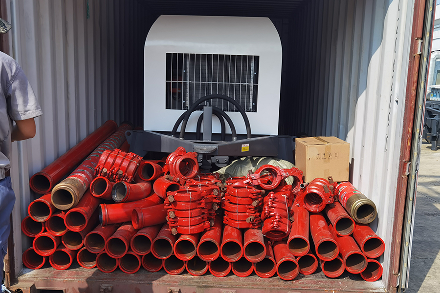 Diesel powered concrete pump delivery-Henan Hengyuan