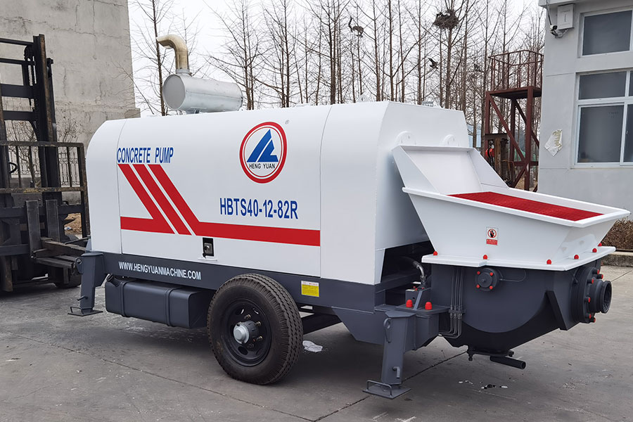 40m³ per hour diesel powered concrete pump for sale - Henan Hengyuan