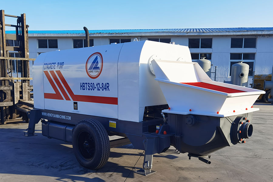 50m³ per hour diesel powered concrete pump for sale - Henan Hengyuan