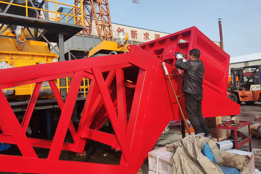 Mobile concrete batching plant equipment delivery-Henan Hengyuan