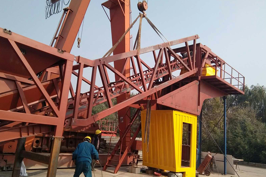 Mobile concrete batching plant equipment delivery-Henan Hengyuan