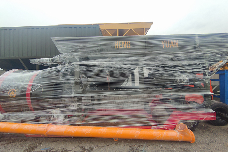 Mobile concrete batching plant equipment delivery-Henan Hengyuan