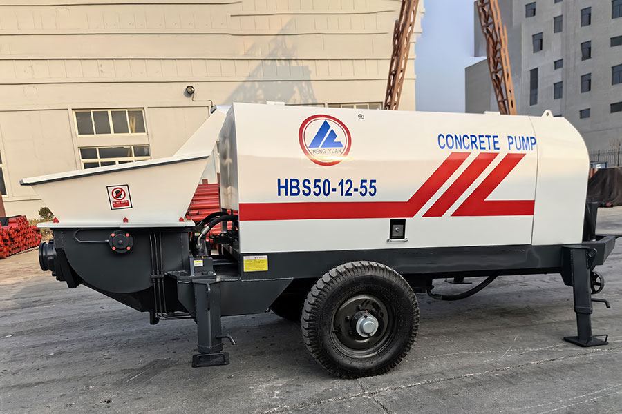 Motor powered concrete pump for sale - Henan Hengyuan