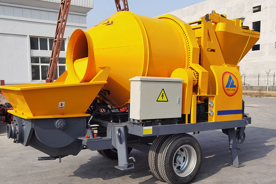 Motor powered concrete mixing pump for sale - Henan Hengyuan