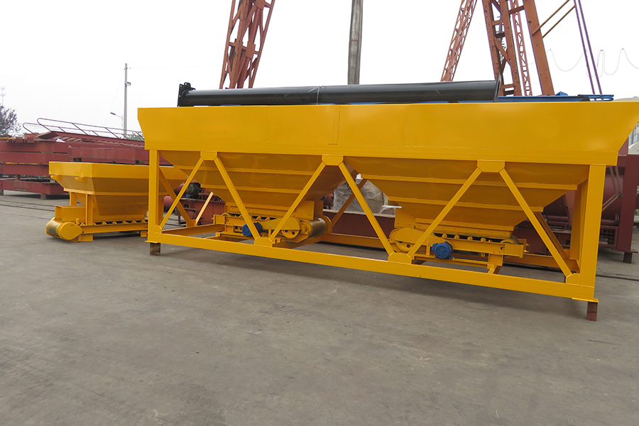 Hopper concrete batching plant delivery site-Henan Hengyuan