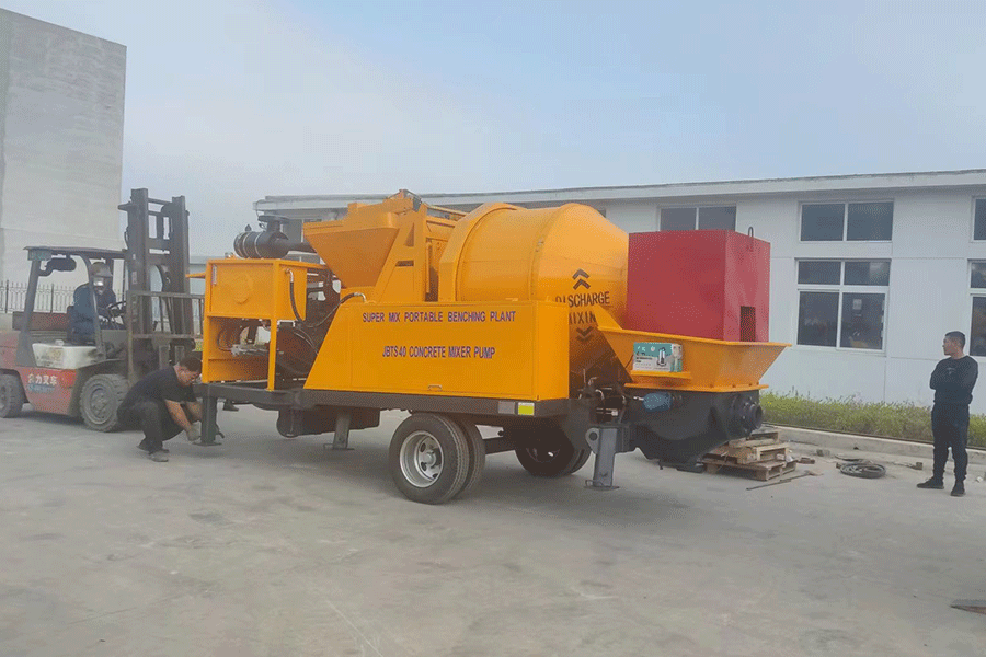 Concrete Mixing Pump Delivery-Henan Hengyuan