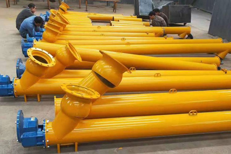 Concrete batching plant auxiliary equipment, screw conveyor for sale - Henan Hengyuan