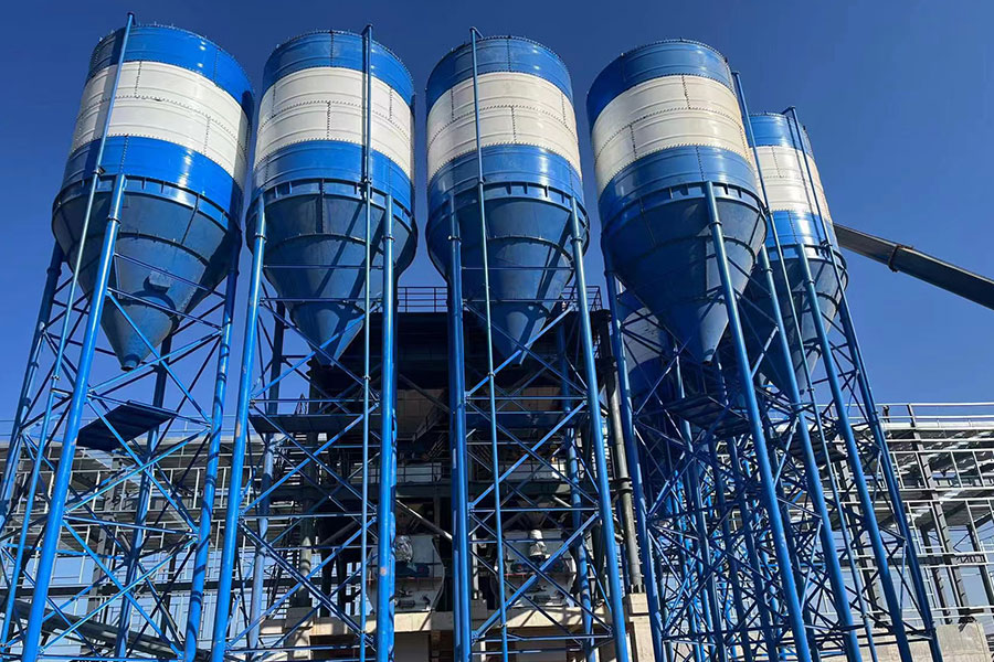 Concrete batching plant auxiliary equipment, cement silo for sale - Henan Hengyuan