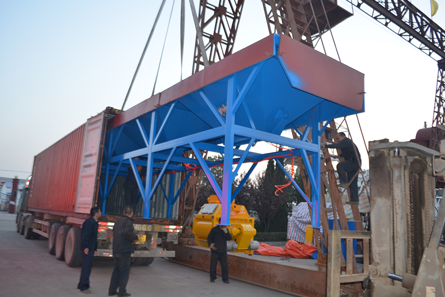 Delivery of basic concrete batching plant equipment-Henan Hengyuan