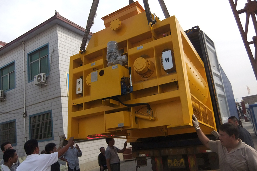 Delivery of basic concrete batching plant equipment-Henan Hengyuan