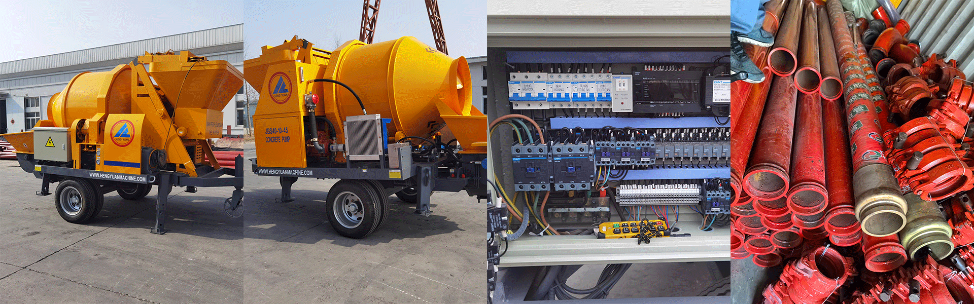 Concrete Mixing Pump Delivery-Henan Hengyuan