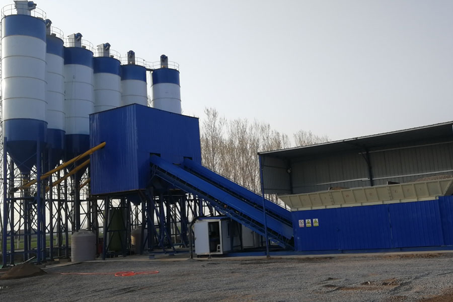 Customized fixed concrete batching plant for sale-Henan Hengyuan