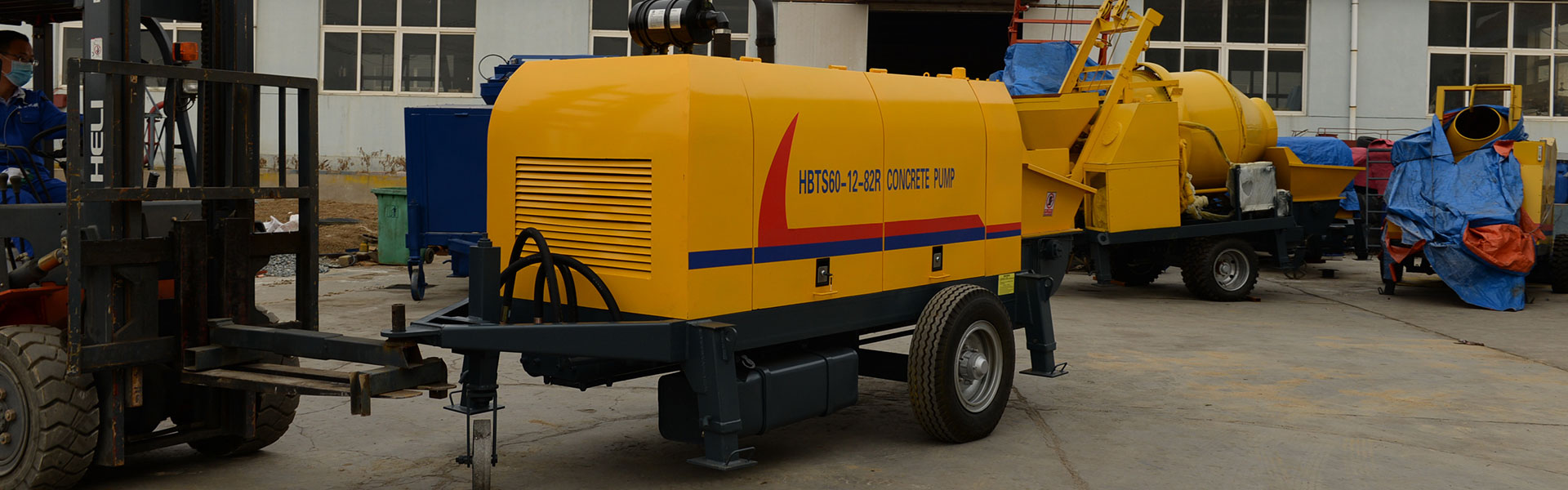 Motor concrete pump, diesel concrete pump for sale - Henan Hengyuan