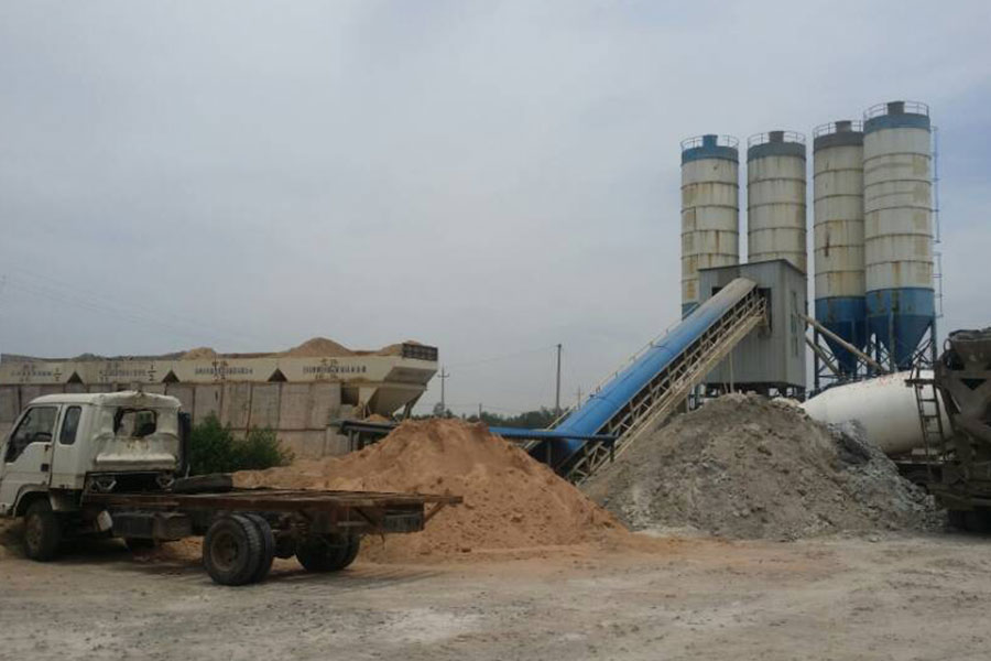 90 m³ per hour belt conveyor concrete batching plant for sale - Henan Hengyuan