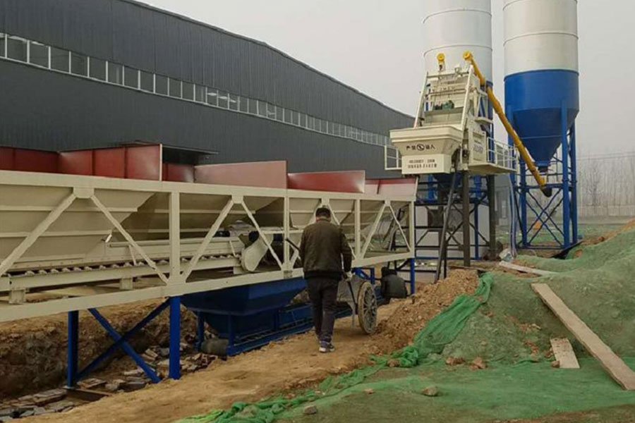 100m³ per hour hopper type concrete batching plant for sale - Henan Hengyuan