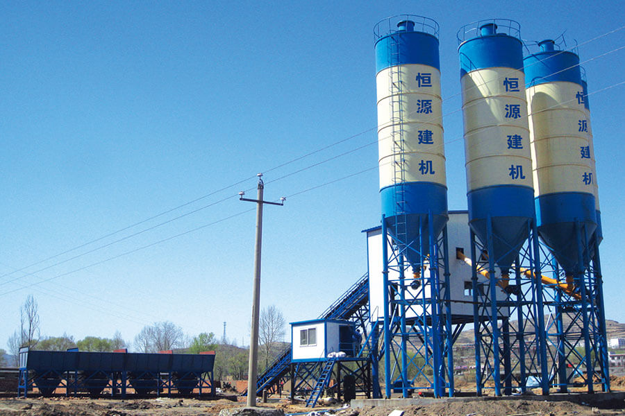 Stationary concrete batching plant manufacturer, various concrete batching plants for sale - Henan Hengyuan