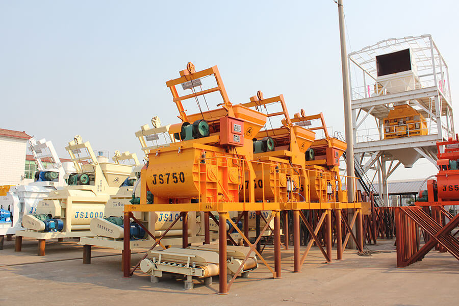 Twin-shaft concrete mixer manufacturer, various specifications of twin-shaft concrete mixers for sale-Henan Hengyuan