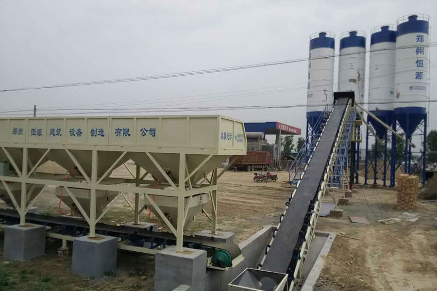 HZS60 concrete batching plant-Henan Hengyuan