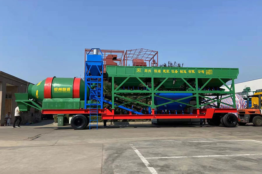 YHZM75 concrete batching plant-Henan Hengyuan