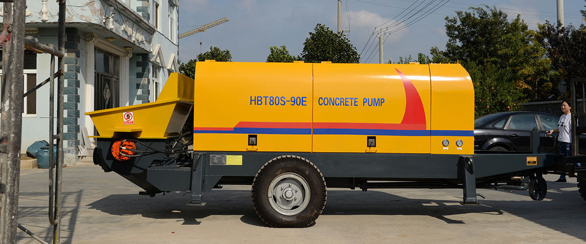 Concrete pump for sale, motor powered diesel engine powered concrete pump for sale - Henan Hengyuan