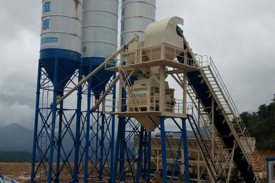 JS 1500 Concrete mixer working site, various concrete mixers for sale - Henan Hengyuan