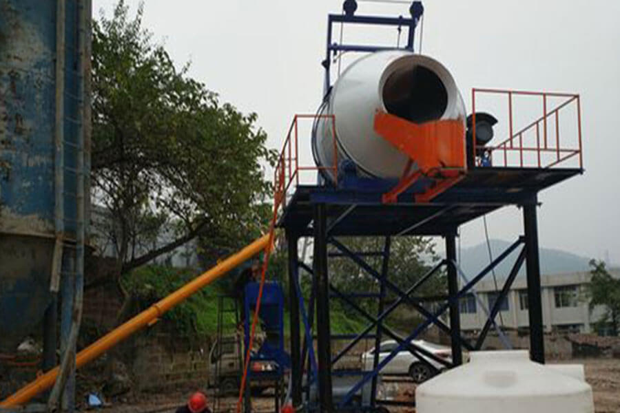 Drum Concrete mixer working site, various concrete mixers for sale - Henan Hengyuan