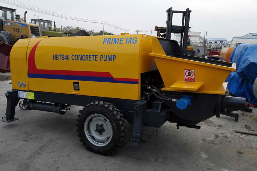 Concrete pump work site, concrete pumps of different capacities for sale - Henan Hengyuan