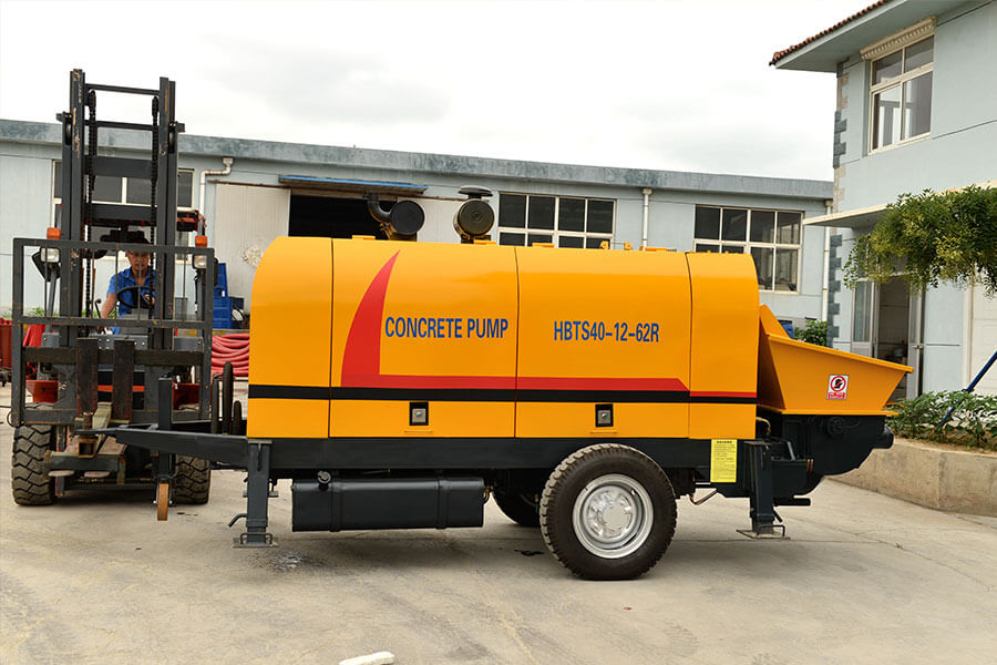 Diesel engine powered concrete pump, concrete pumps of different capacities for sale - Henan Hengyuan