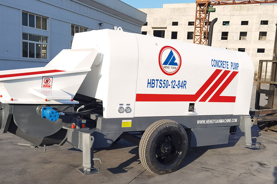 HBTS50 Diesel Engine Concrete Pump-Henan Hengyuan