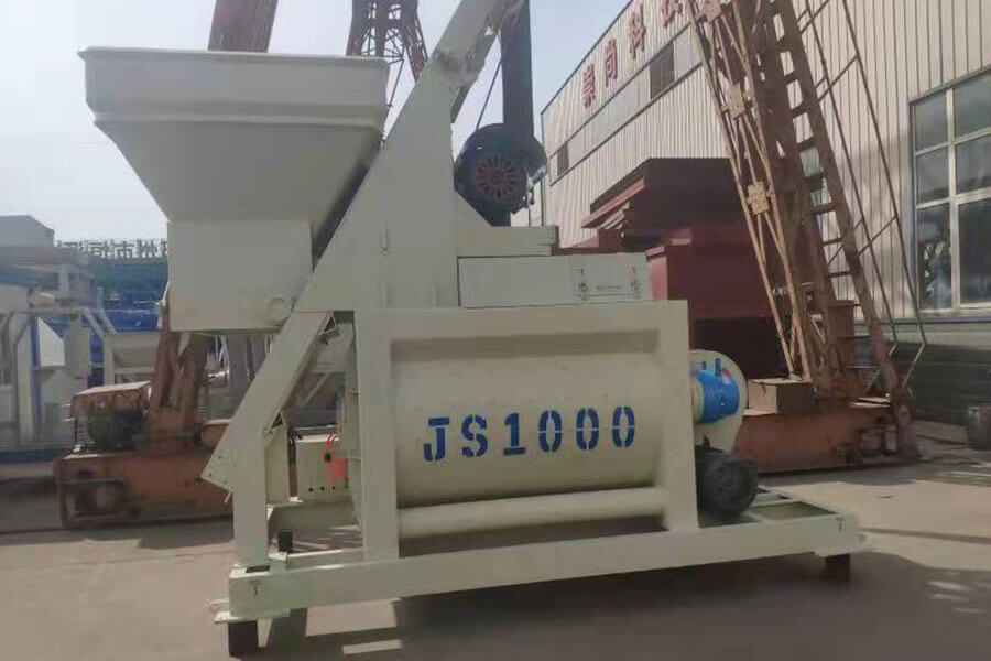 JS1000 twin shaft concrete mixer-Henan Hengyuan