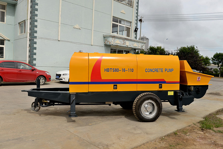 HBTS80 Diesel Engine Concrete Pump-Henan Hengyuan