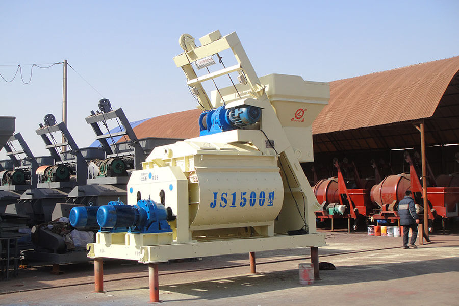 JS1500 twin shaft concrete mixer-Henan Hengyuan