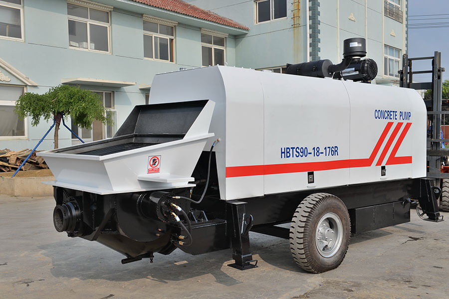 HBTS90 Diesel Engine Concrete Pump-Henan Hengyuan