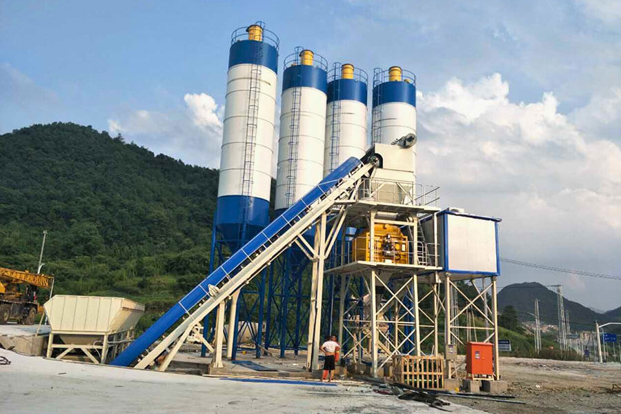 Belt-type concrete batching plant-Henan Hengyuan