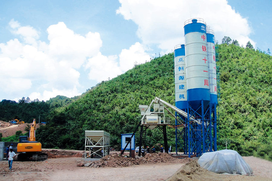 Hopper-type concrete batching plant-Henan Hengyuan