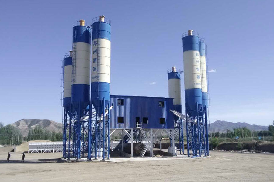 HZS120 concrete batching plant-Henan Hengyuan