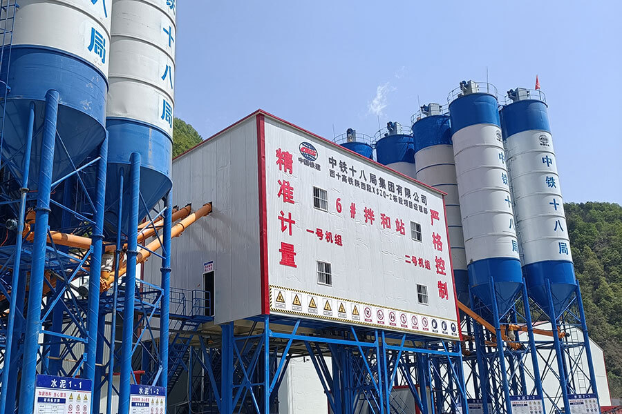 HZS180 concrete batching plant-Henan Hengyuan