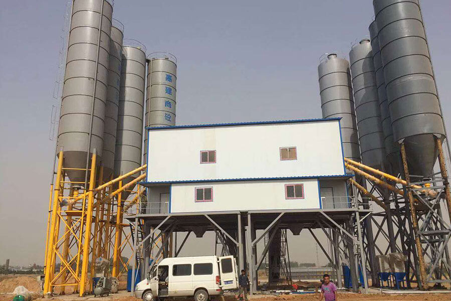 HZS270 concrete batching plant-Henan Hengyuan